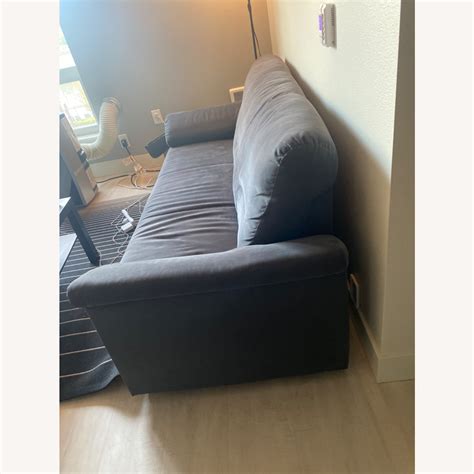 Ikea Knislinge Dark Gray 3 Seater Sofa Aptdeco