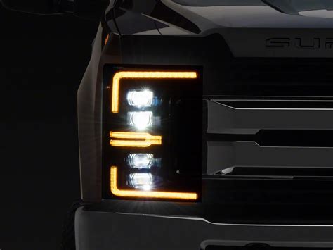 Morimoto F Super Duty Gen Xb Led Headlights With Amber Drl Black