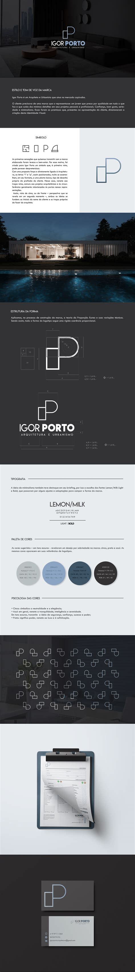 Igor Porto Visual Identity On Behance