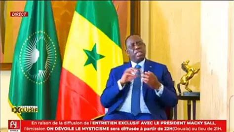 Macky Sall « Le Sénégal Est Un Modèle De Démocratie Et De Bonne