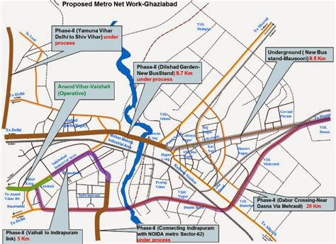 Ghaziabad Metro Map