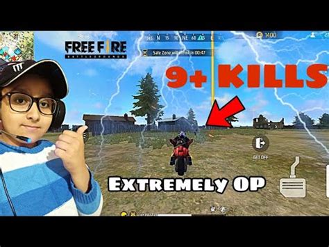 9 Kills In FreeFire First Time Playing Freefire Extremey OP