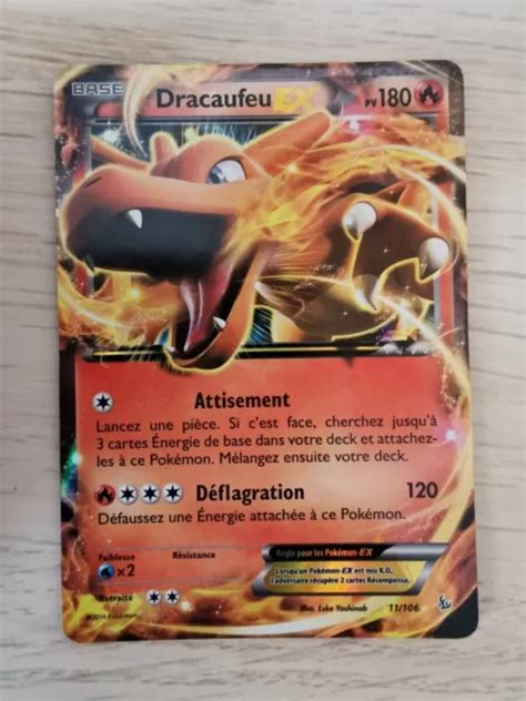 Carte Pok Mon Dracaufeu Ex Pv Xy Tincelles Neuf Fr Eur