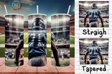 American Football Tumbler Sublimation Graphic By Hughang Art Studio