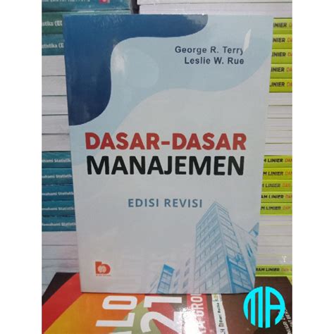 Jual Buku Original Dasar Dasar Manajemen George R Terry Shopee