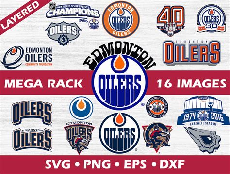 NHL Edmonton Oilers Svg Logo NHL Football SVG cut file for | Etsy