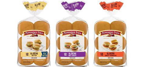 Pepperidge Farm Sliders Mini Buns Soft White Butter Sweet Hawaiian