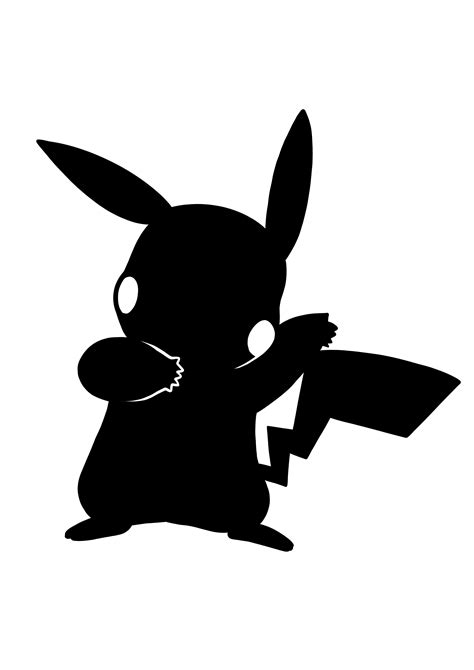 STL file Pikachu Silhouette・3D printer model to download・Cults