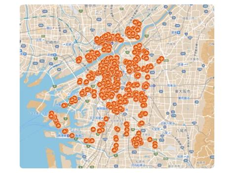 万博開催に向けて 大阪市内における「喫煙所設置候補地」をmap化：マピオンニュース