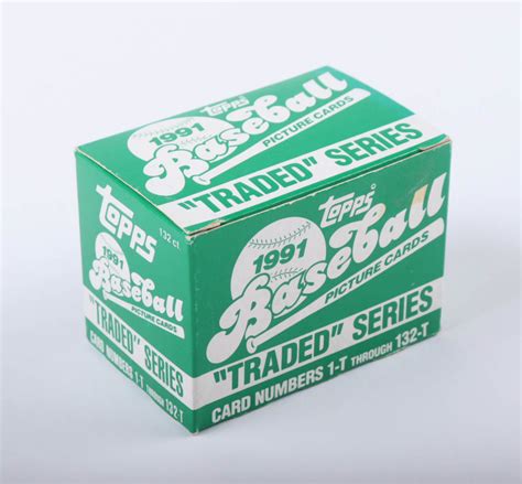 1991 Topps Traded Baseball Complete Set Of 132 Cards With 83T Phil