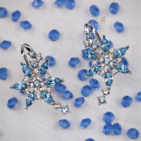 Boucles D Oreilles Flocon Reine Des Neiges Disney Arribas