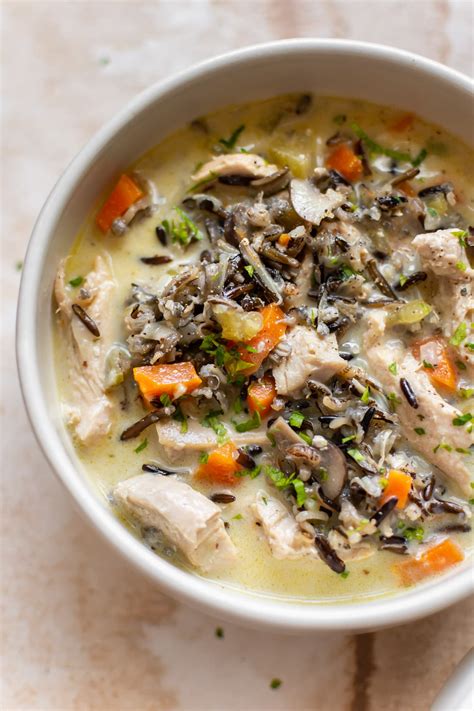 Leftover Turkey Wild Rice Soup • Salt And Lavender