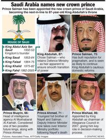 SAUDI ARABIA: Key players in succession (1) infographic