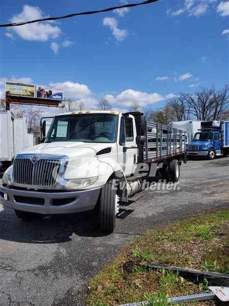 2012 International 4300 24 Ft Flatbed Truck 215hp 5 Speed Automatic