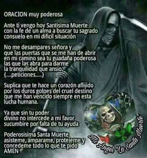 Santa Muerte Oracion Oracion Diaria De Santa Muerte San La Muerte