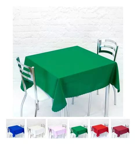 10 Toalha De Mesa Oxford 6 Lugares Retangular 2 10x1 40 Liso Cor Verde