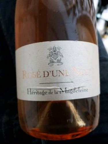 H Ritage De La Magdeleine Rose D Une Nuit Vivino Us