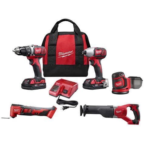 Milwaukee M V Lithium Ion Cordless Drill Driver Impact Driver