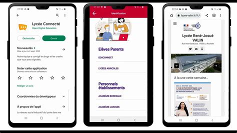 tuto appli Lycée Connecté ENT PRONOTE YouTube