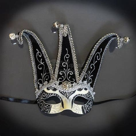 Mens Masquerade Mask Jester Mask Masquerade Mask Mardi Gras Etsy