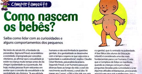 Educando A Tia Mara E Cia Como Nascem Os Beb S