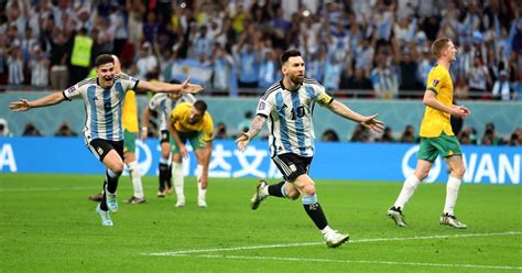 Fifa World Cup Lionel Messi Helps Argentina Beat Australia And Set Up Qf Clash Against Netherlands