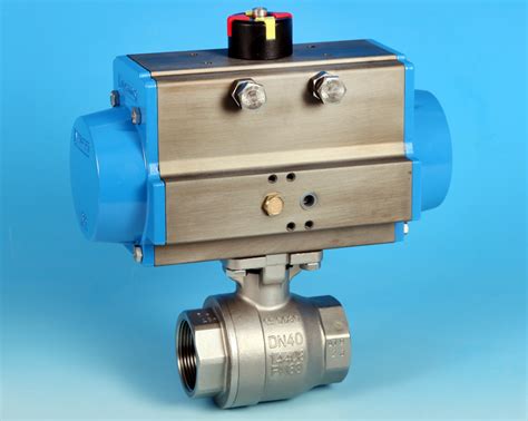 Actuated Ball Valves Pce Bsp Screwed End Connections Stainless Steel