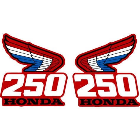 Honda Cr 250 Wings Style 4 Stickers Decals DecalsHouse