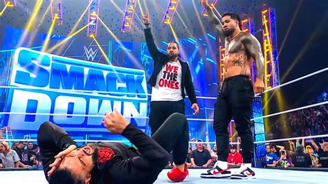 The Usos shatter The Bloodline with an attack on Roman Reigns and Solo Sikoa | WWE