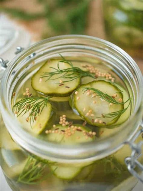 Homemade Dill Pickle Chips Story - Culinary Ginger