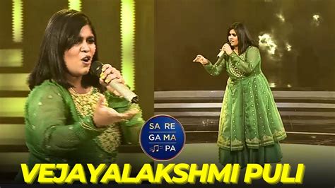 Vejayalakshmi Puli Megical Performance Saregamapa Vejayalakshmi New