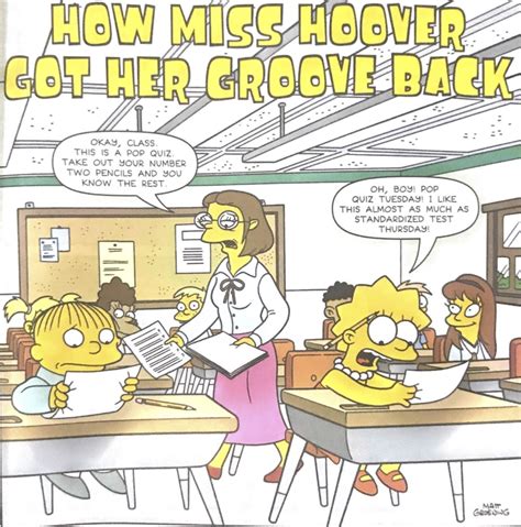 How Miss Hoover Got Her Groove Back | Simpsons Wiki | Fandom