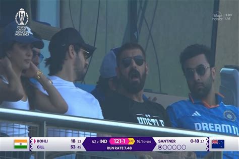 Bollywood Celebrities Spotted At The 2023 World Cup Semifinal Between