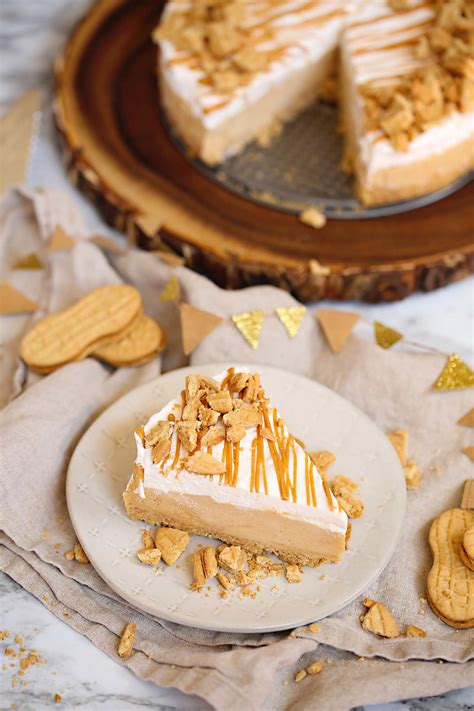 Nutter Butter Peanut Butter Pie No Bake The Chunky Chef