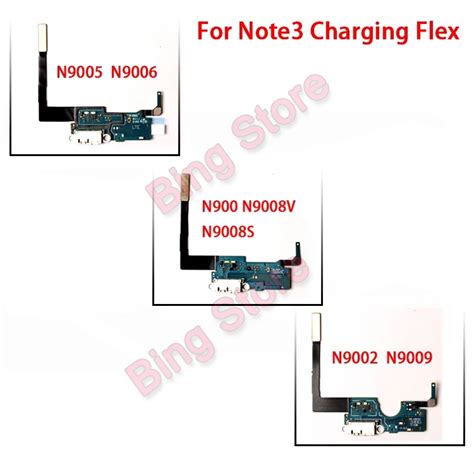 Quality Replacement Charging Flex Cable For Samsung Galaxy Note 3 Note3 N900a N9005 Microphone