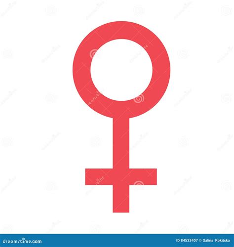 Sex Symbol Gender Woman Symbol Female Abstract Symbol Vector