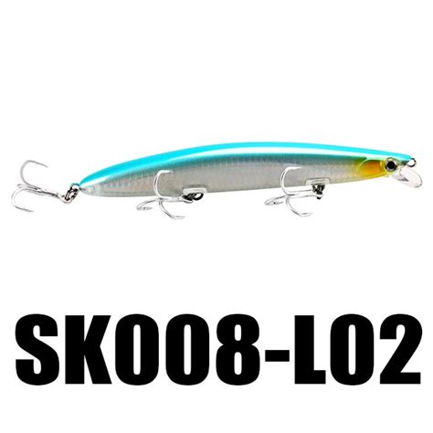 Seaknight Brand SK008 Serie 8 Stks Partij Minnow V Grandado