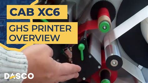 Cab Xc6 Two Color Ghs Industrial Printer Overview Youtube