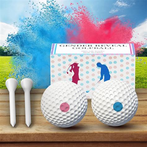 Amazon Popuparty Pack Gender Reveal Golf Balls With One Pink