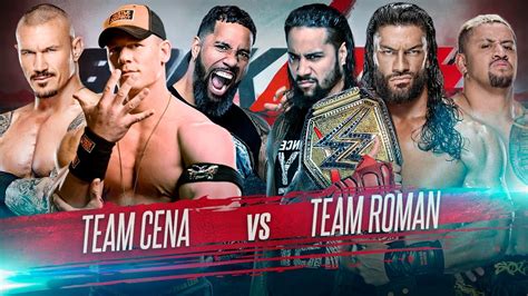 Wwe K John Cena Jey Uso Randy Orton Vs Roman Reigns Jimmy Uso