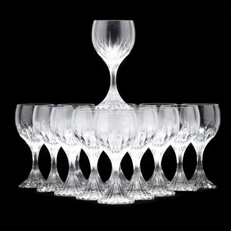 Baccarat Crystal Massena Water Goblets Lot End Of Summer