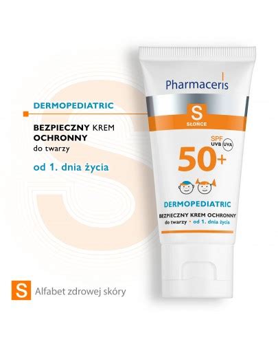 Pharmaceris S Dermopediatric Bezpieczny Krem Ochronny Spf Do Twarzy