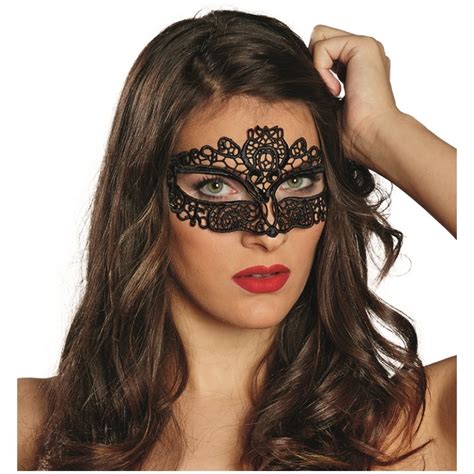 Loup Dentelle V Nitien Noir Adulte Achat Masque Et Loup