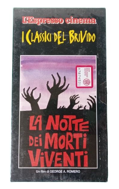 VHS La Notte Dei Morti Viventi Di George A Romero