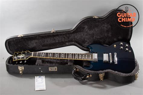 2005 Gibson Sg Supreme Midnight Blue Burst Guitar Chimp