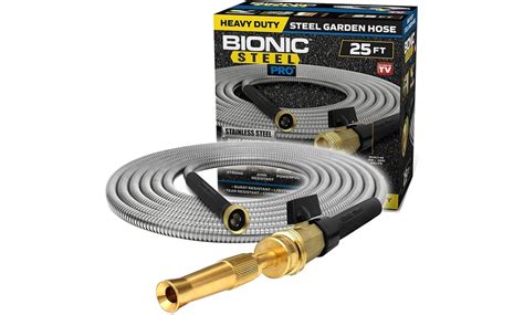 Bionic Steel Pro Ft Garden Hose Stainless Steel Metal New