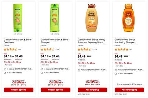 Garnier Fructis And Whole Blends Hair Care Only 1 50 At CVS Living