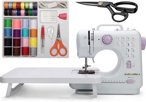 Amazon Mini Sewing Machine By Astrophos Including Extension Table