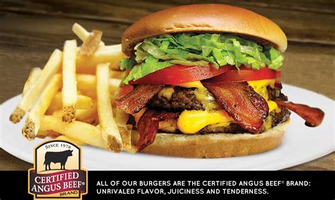 Premium Blend Angus Burgers Beef O Bradys Menu