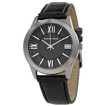 Geoffrey Beene Quartz Gunmetal Dial Men S Watch GB8087GUBK 613874010039